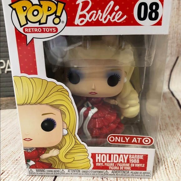 Funko POP! Holiday Barbie 1988 New In Box - Picture 4 of 8